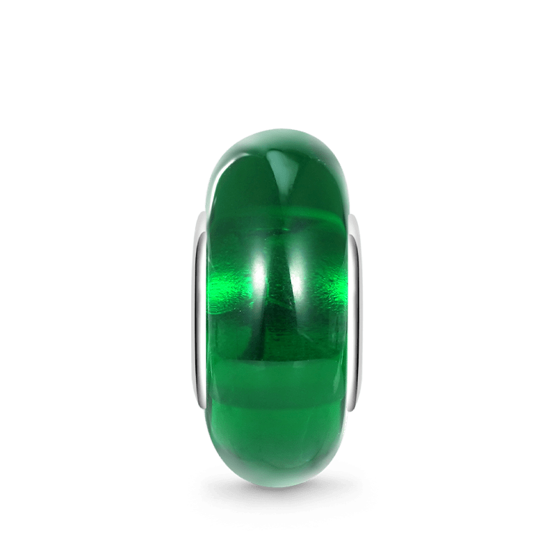 Emerald Jade Charm Bead 925 Sterling Silver Heart Hole_1