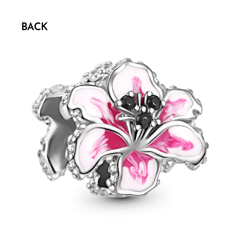 Gnoce Pink Lily Flower Charm_2