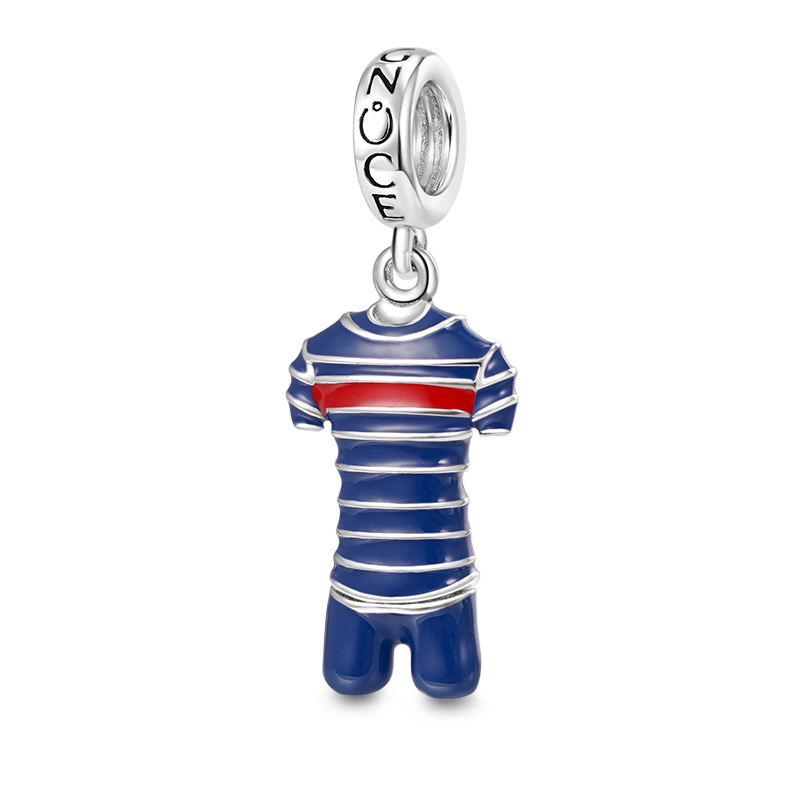 Gnoce France Football Team Jerseys Pendant Dangle Charm_1