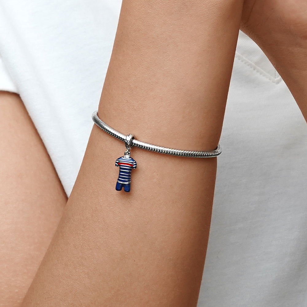 Gnoce France Football Team Jerseys Pendant Dangle Charm_5