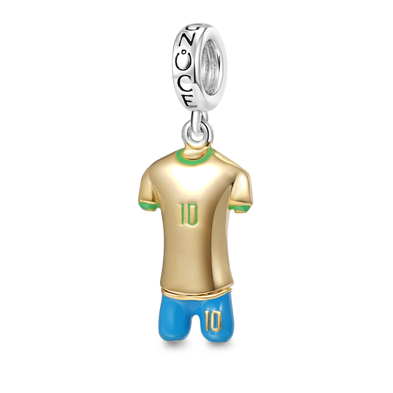 Gnoce Football Star Jerseys Pendant Dangle Charm_1