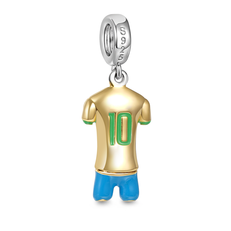 Gnoce Football Star Jerseys Pendant Dangle Charm_2