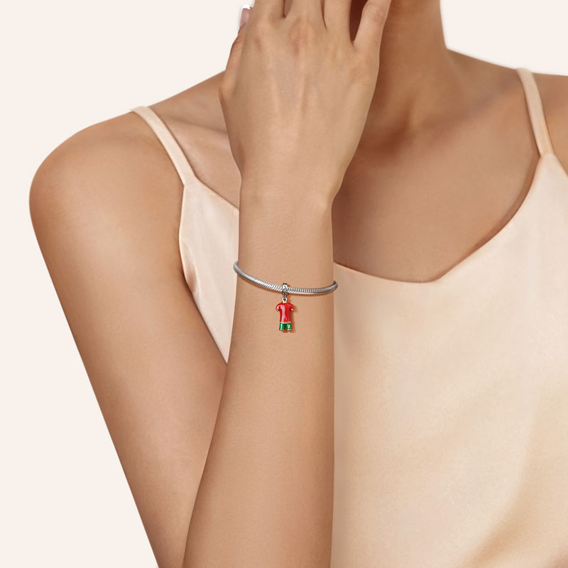 Gnoce Football Star Jerseys Pendant Dangle Charm_4