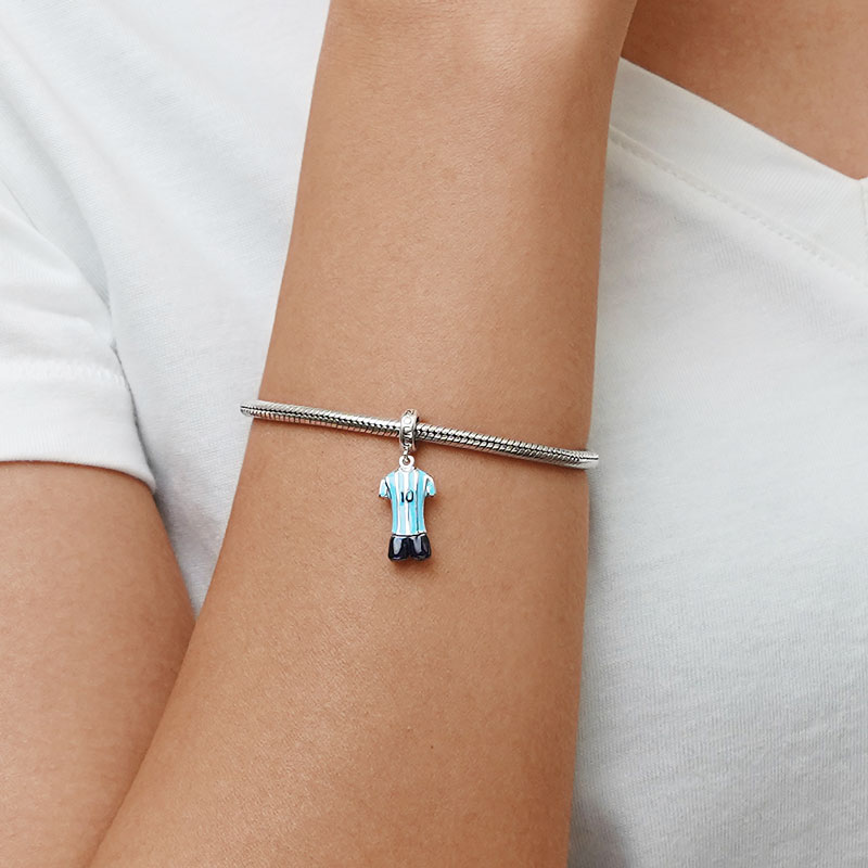 Gnoce Football Star Jerseys Pendant Dangle Charm_5