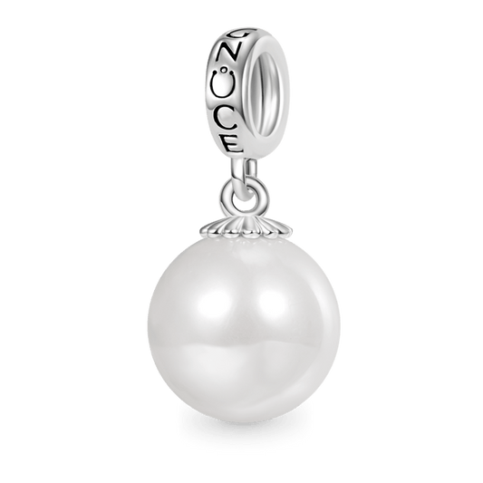 Gnoce Elegant Natural Pearl Pendant Dangle Charm_1