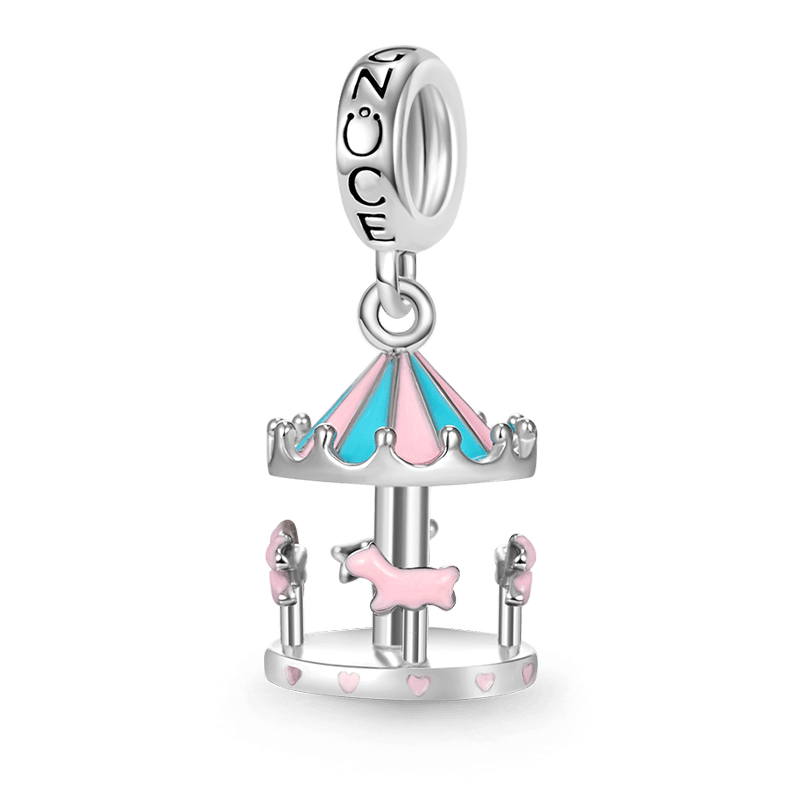 Gnoce Carousel Horse Pendant Dangle Charm_1
