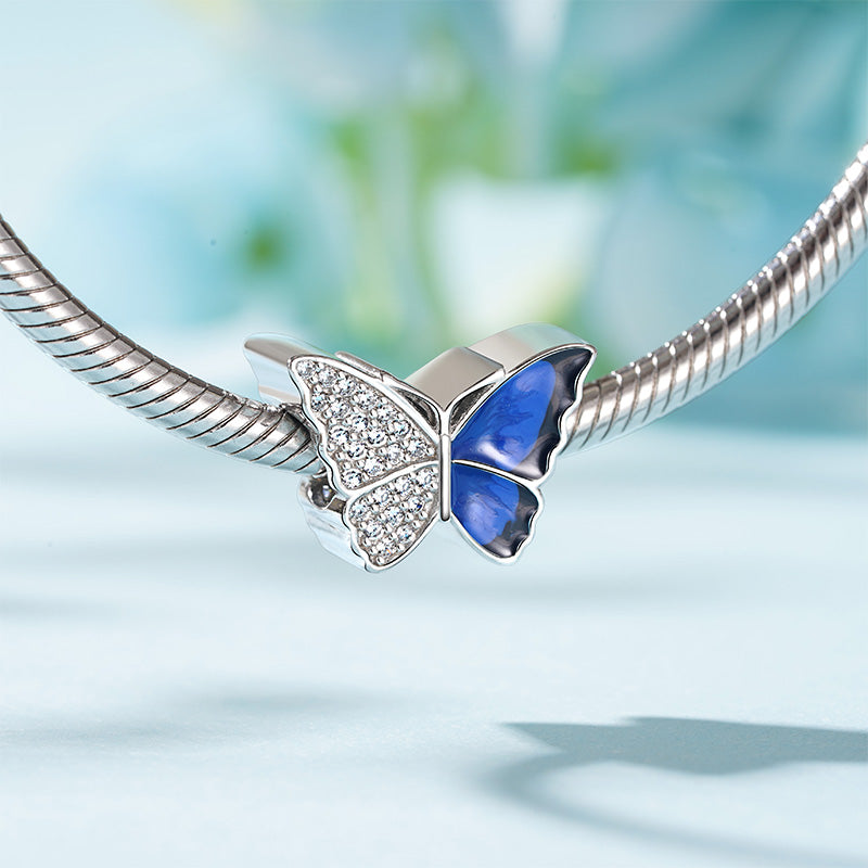 Gnoce Sparkling Fly Butterfly Charm_3