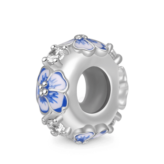 Gnoce Blue Flower Stopper Charm_1