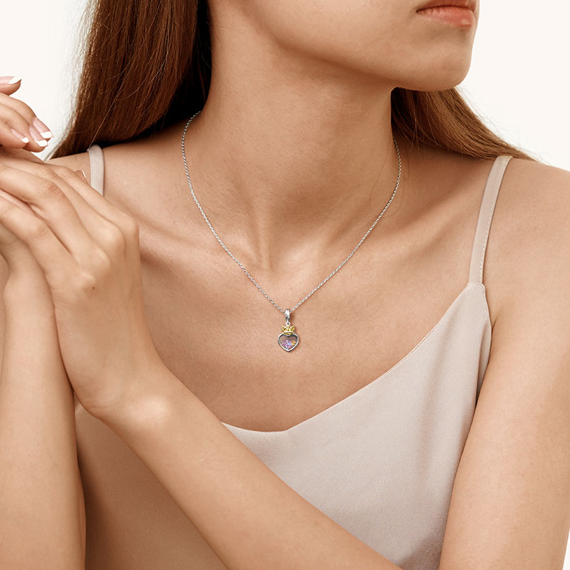 Gnoce Queen of My Heart Pendant Dangle Charm_6