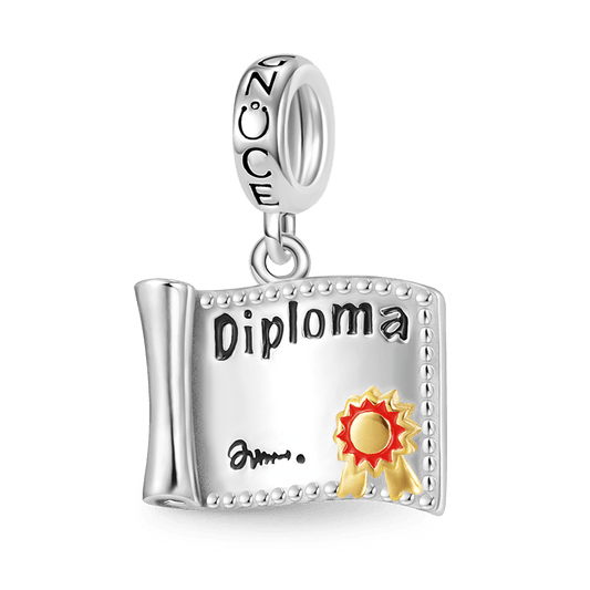 Gnoce School Diploma Pendant Dangle Charm_1