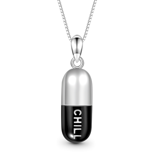Gnoce Chill Pill Capsule Necklace_1