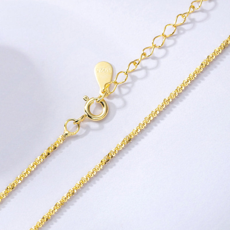 Choker Necklace 925 Sterling Silver Gypsophila Chain_2