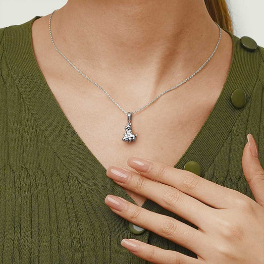 Gnoce Embrace Love Alpaca & Baby Pendant Dangle Charm_7