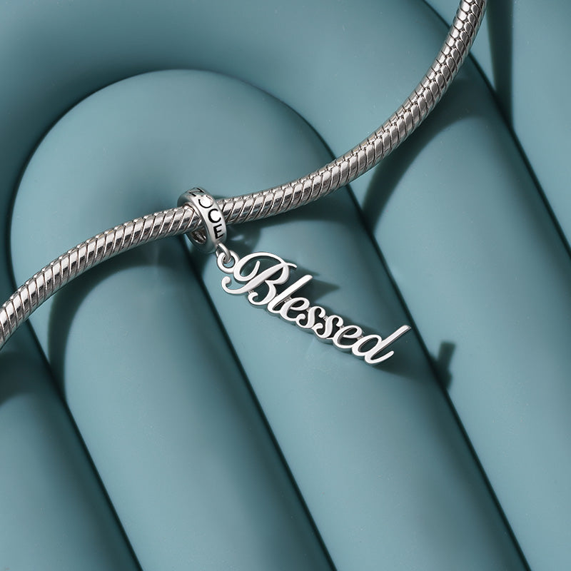 Gnoce Sweet "Blessed" Pendant Dangle Charm_3