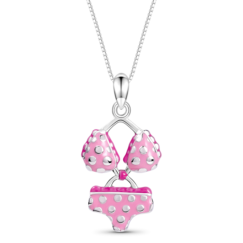 Gnoce Pink Bikini Necklace_1