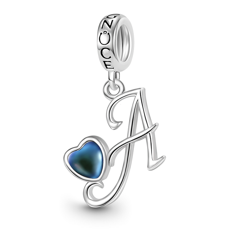 Gnoce Best Initial Letter Mood Pendant Dangle Charm_2