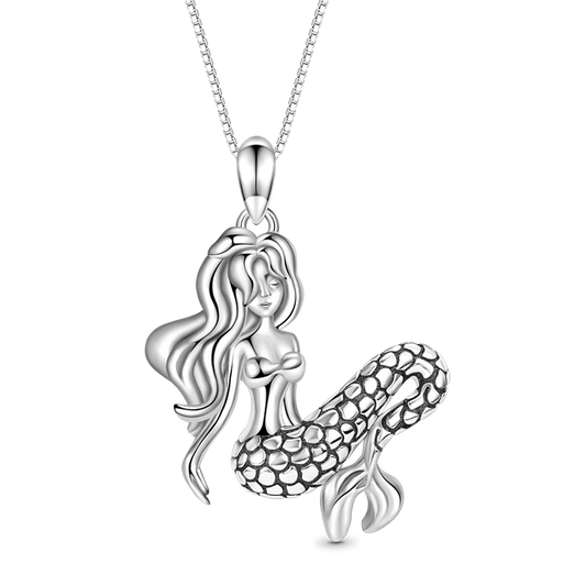 Gnoce Sleeping Mermaid Necklace_1