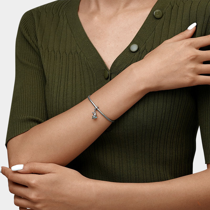 Gnoce Easter Bunny Egg Pendant Dangle Charm_4