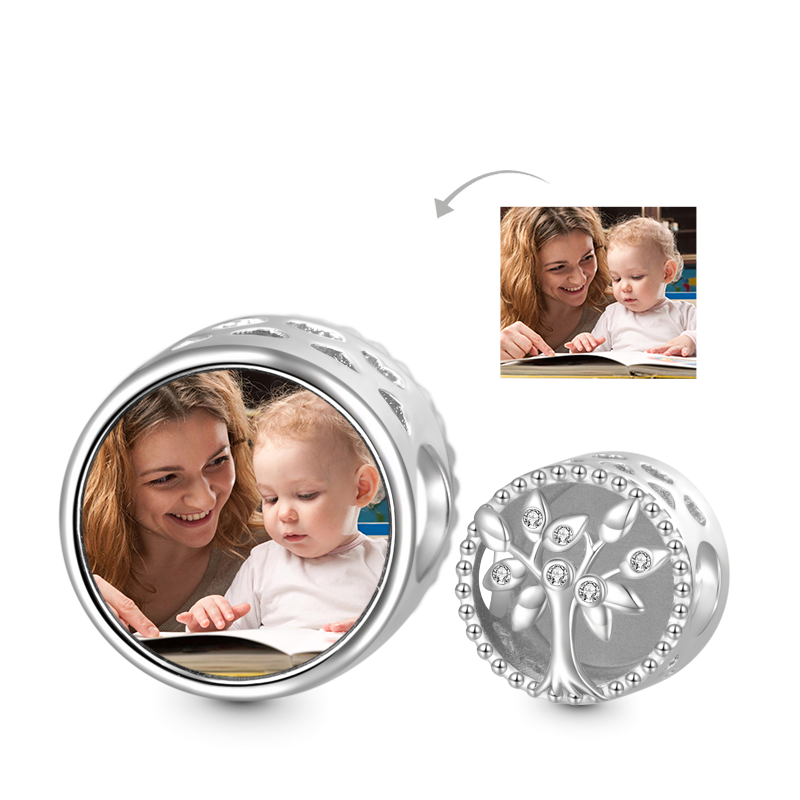 Gnoce Family Tree Personalized Photo Charm_1