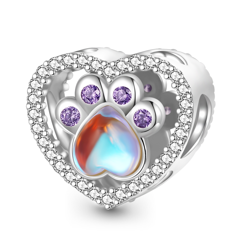 Gnoce Pet Paw Heart Charm_1