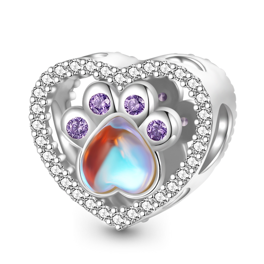 Gnoce Pet Paw Heart Charm_1