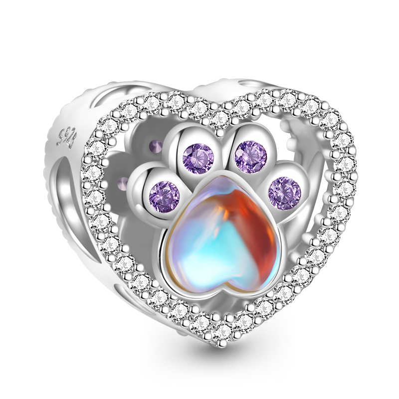 Gnoce Pet Paw Heart Charm_2