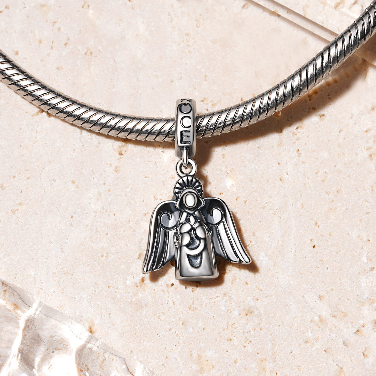Gnoce Guardian Angel Pendant Dangle Charm_3