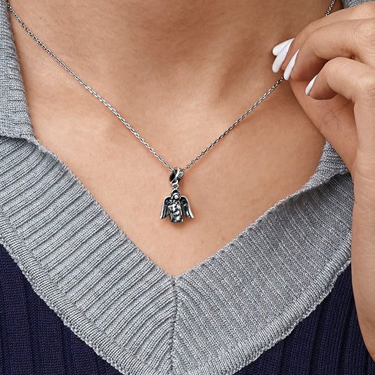 Gnoce Guardian Angel Pendant Dangle Charm_7