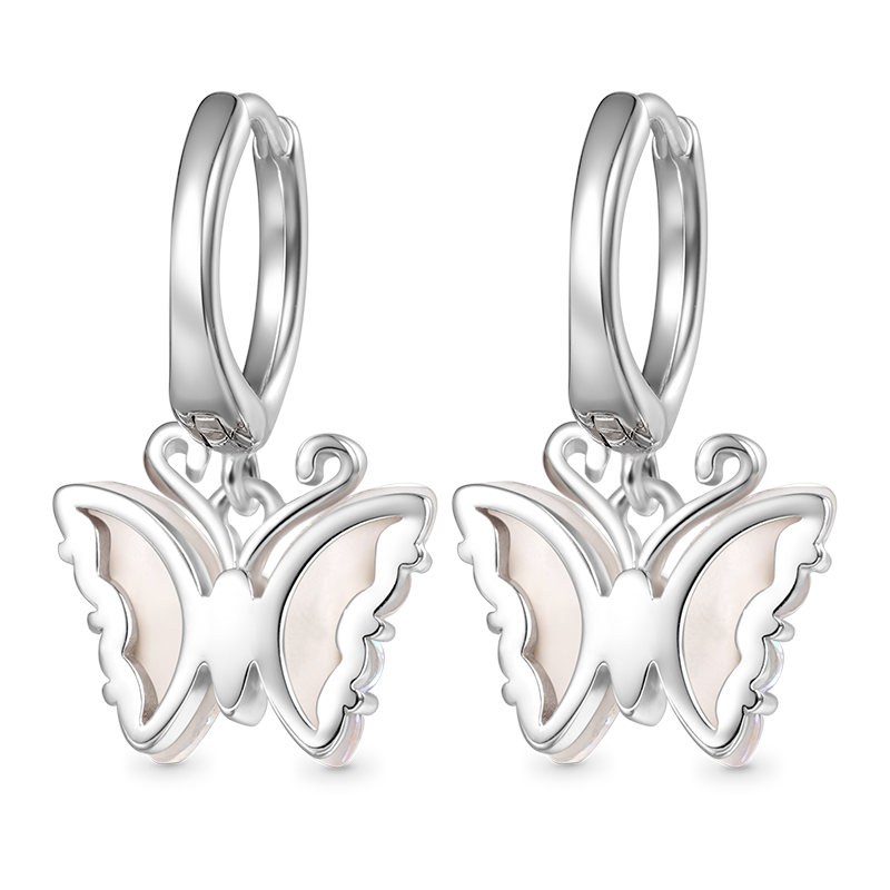 Gnoce Fantasy Butterfly Leverback Dangle Earrings_2