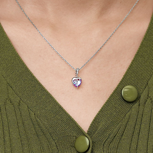 Gnoce Melting Heart Pendant Dangle Charm_7