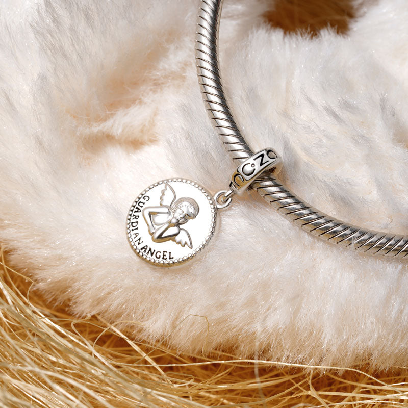 Gnoce Guardian Angel Pendant Dangle Charm_2