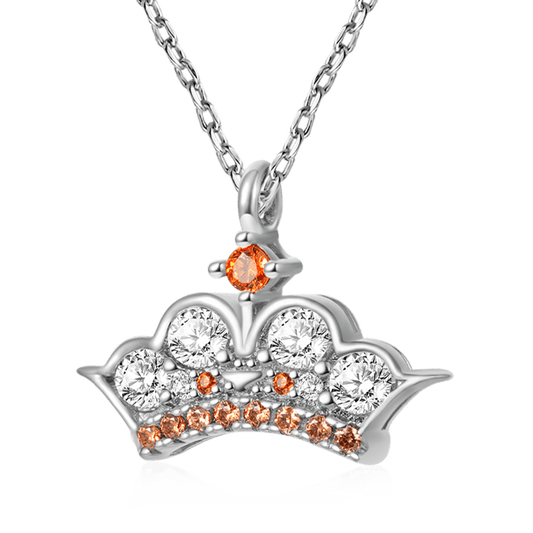 Gnoce Sparkling Queen Crown Necklace_1