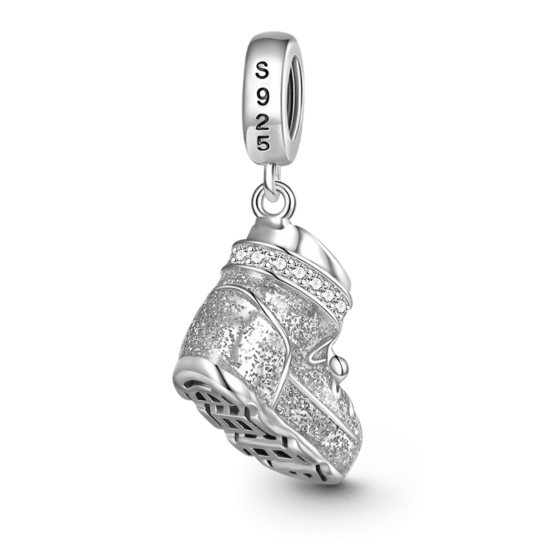 Gnoce Sparkling Snowshoes Pendant Dangle Charm_2