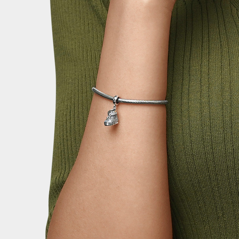 Gnoce Sparkling Snowshoes Pendant Dangle Charm_5