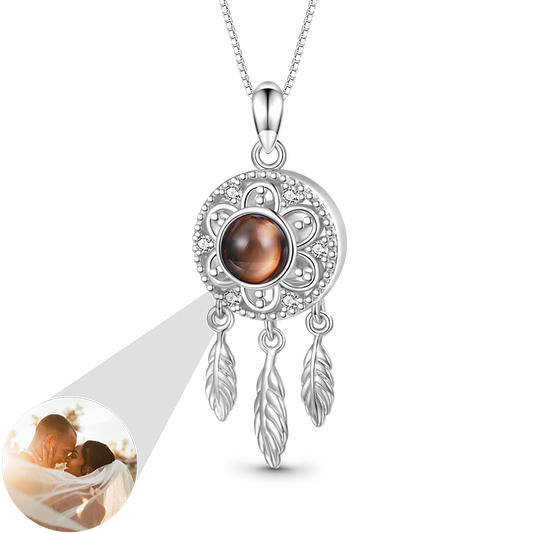 Gnoce Projection Dream Catcher Photo Necklace_1