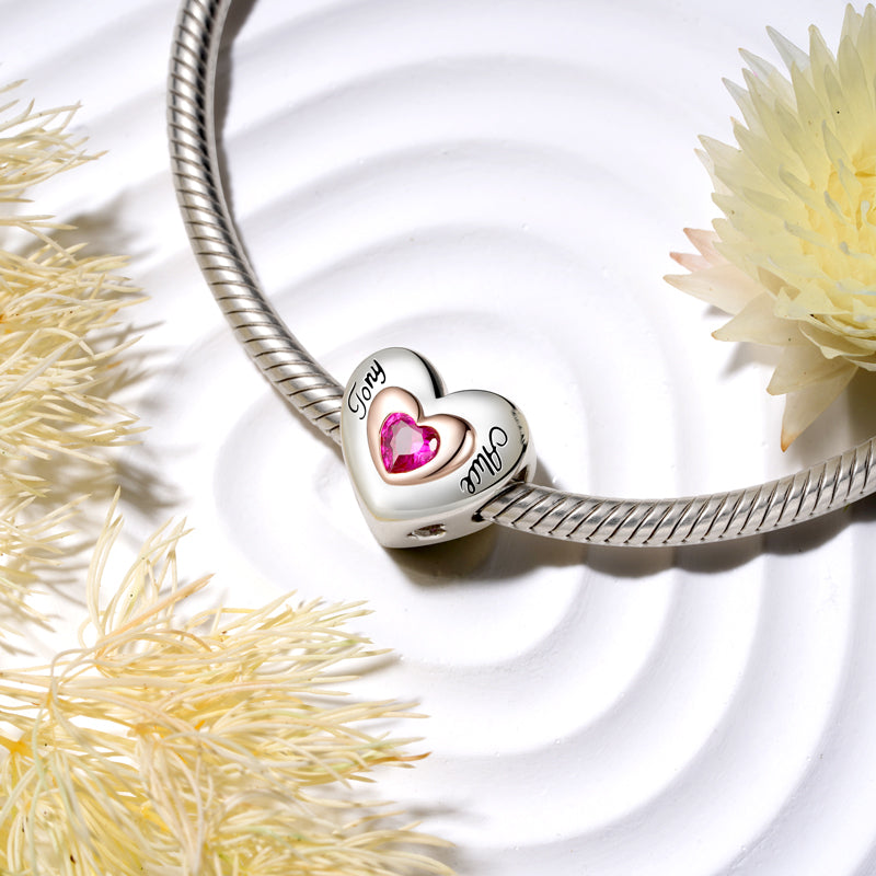 Gnoce Love Heart Engravable Charm_3