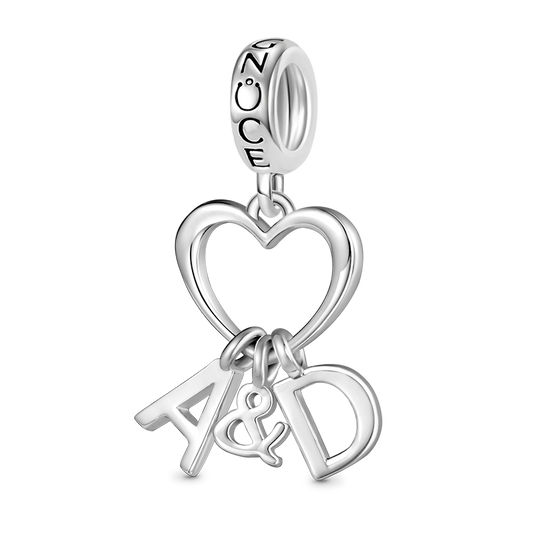 Gnoce Best Initial Letters Personalized Pendant Dangle Charm_1