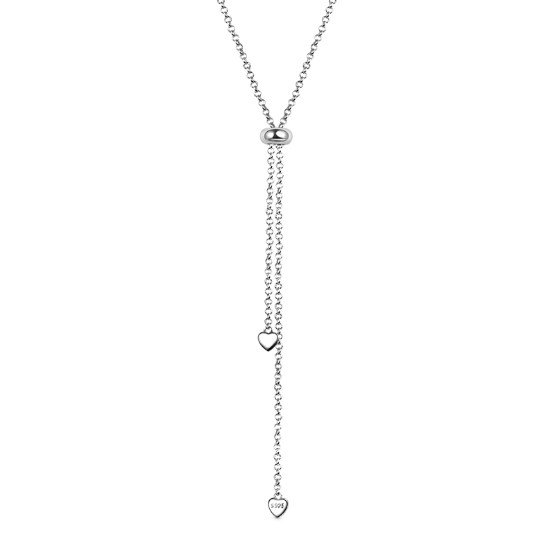 Gnoce Pearl Shaped Chain Necklace Fit for Beads_2