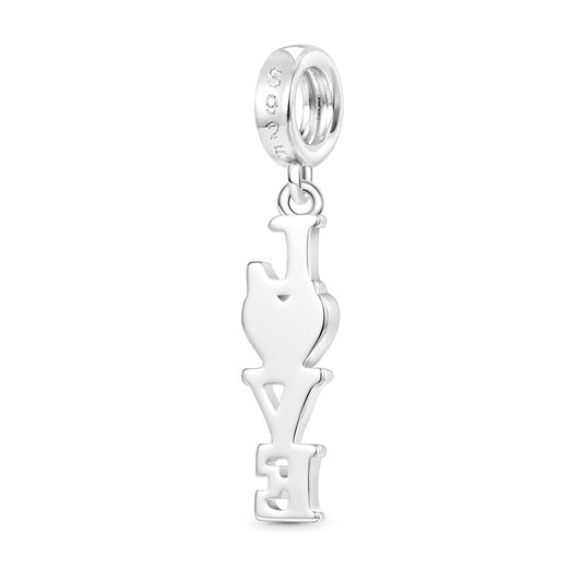 Gnoce Rainbow Love Heart Pendant Dangle Charm_2
