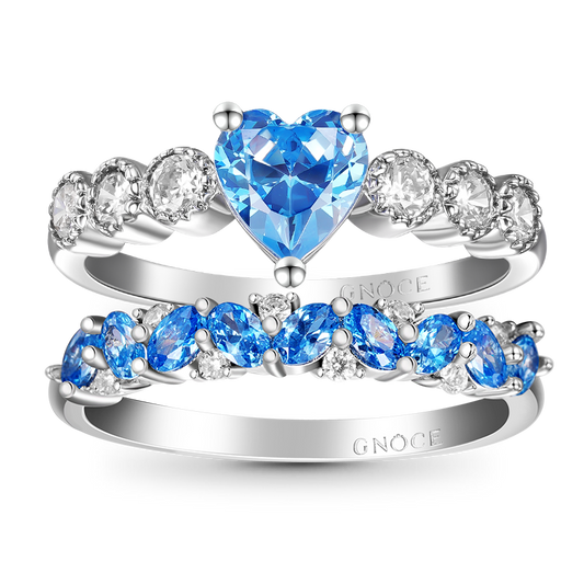 Gnoce Heart Cut Stackable Ring Set_1