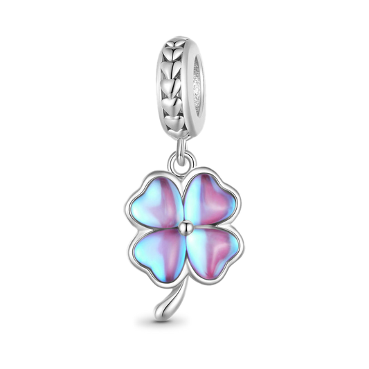 Gnoce Dazzling Colorful Lucky Clover Charm_1