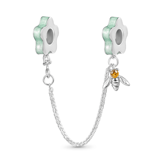 Gnoce Bee & Flowers Safety Chain Charm_1