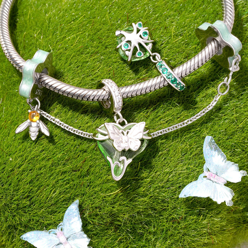 Gnoce Bee & Flowers Safety Chain Charm_2