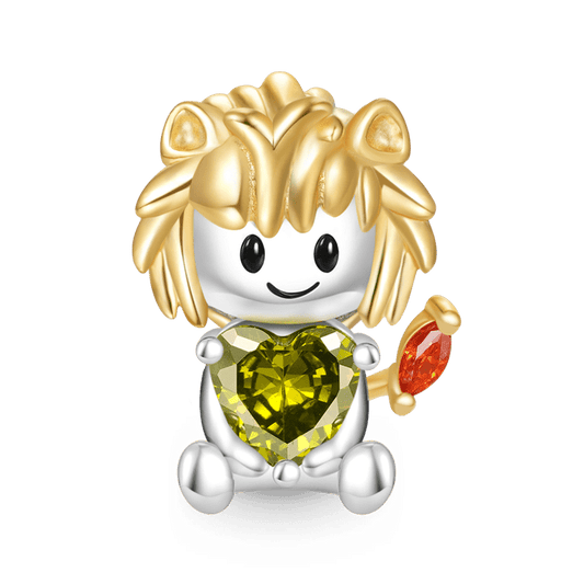 Gnoce Leo Constellation Embraces Heart Gem Charm_1