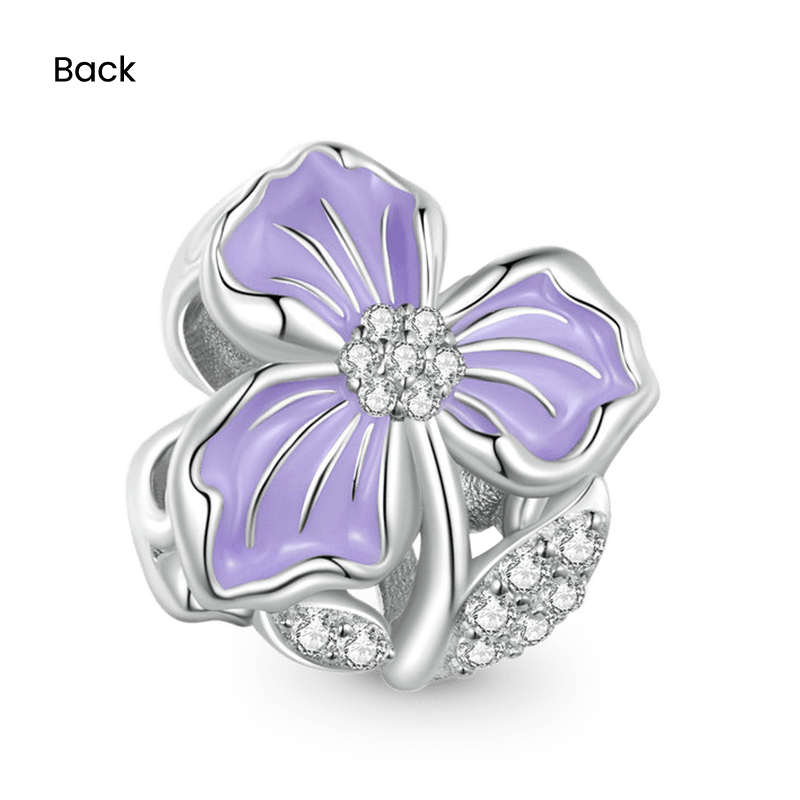 Gnoce Blooming Purple Flower Charm_2