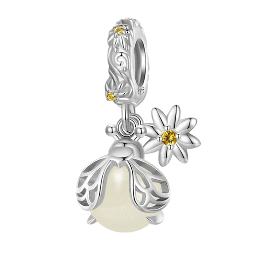 Gnoce Glow in the Dark Firefly Pendant Dangle Charm_1