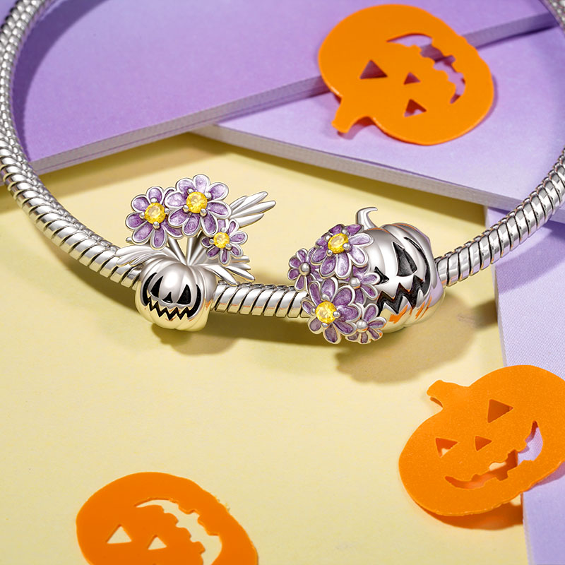 Gnoce Halloween Pumpkin Vase Charm_3
