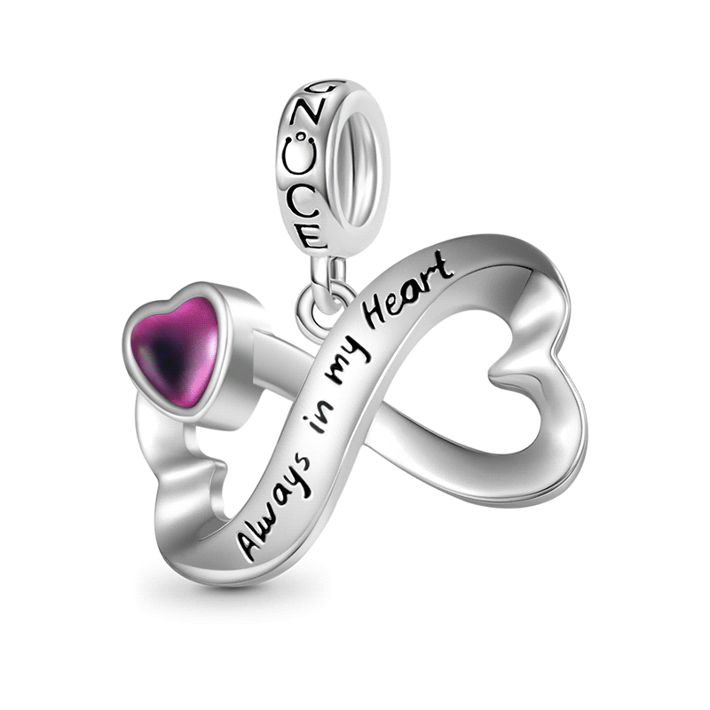Gnoce "Always in My Heart " Infinite Love Mood Pendant Dangle Charm_1