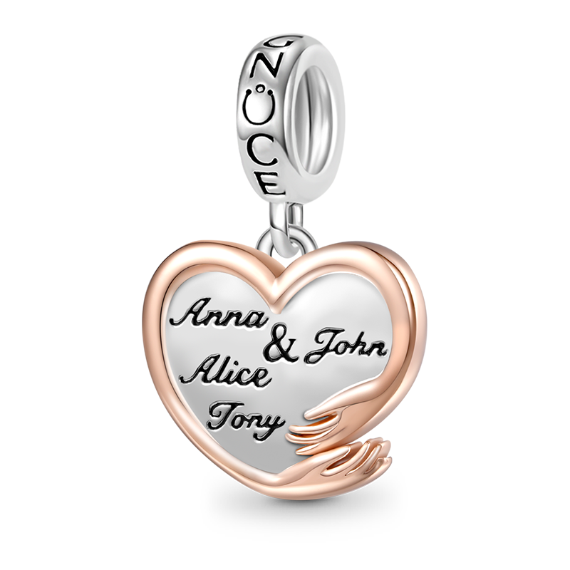 Gnoce Personalized Family Name Pendant Dangle Charm_1