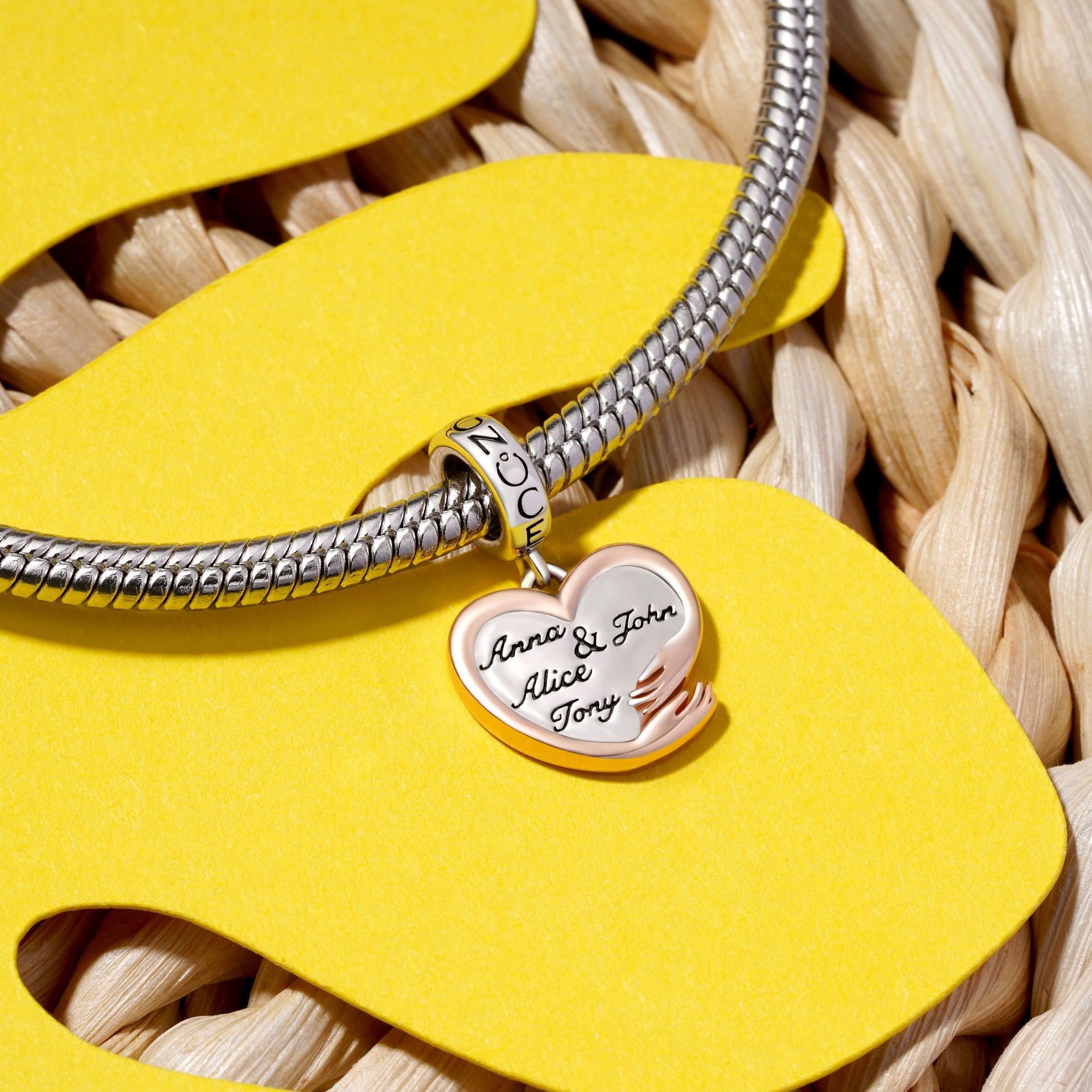 Gnoce Personalized Family Name Pendant Dangle Charm_4